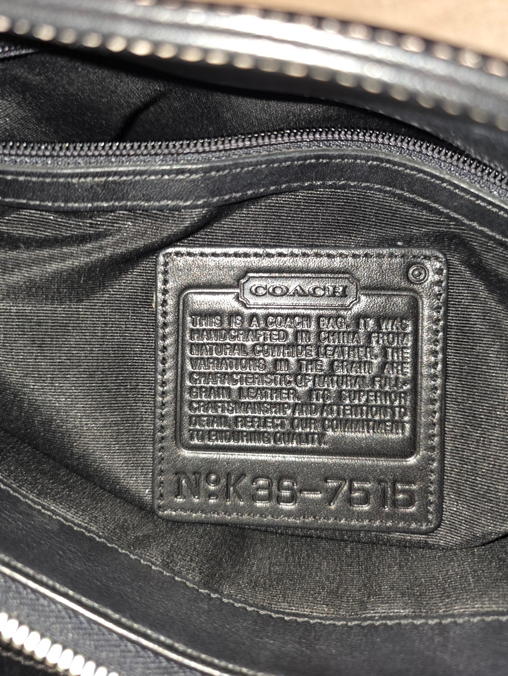 COACH Hamptons Business Carryall VINTAGE EUC - Picture 15 of 16